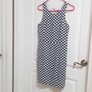 NWT Black and White Checkered Dress